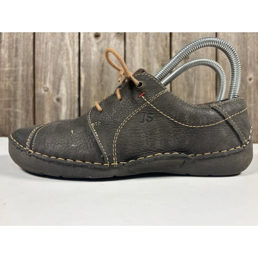Josef Seibel Shoes Womens EU 37 US 6.5 Brown Leather Fergey 20 Mocassins